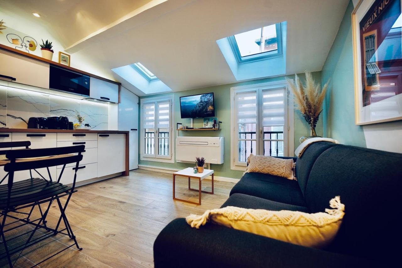 New ! Superbe Studio Vieux Nice - Climatise Eksteriør bilde