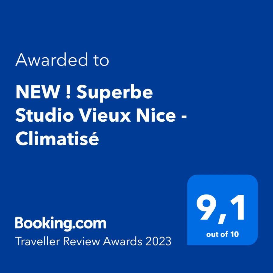 New ! Superbe Studio Vieux Nice - Climatise Eksteriør bilde